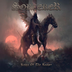 Das Bild zeigt das Albumcover von Sorcerer - Reign Of The Reaper