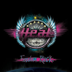 Das Bild zeigt das Albumcover von H.e.a.t. - Freedom Rock (2023 New Mix)