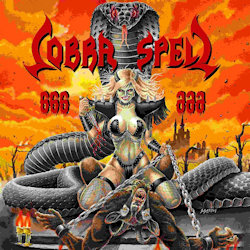 Das Bild zeigt das Albumcover von Cobra Spell - 666