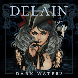 Das Bild zeigt Albumcover von Delain - Dark Waters