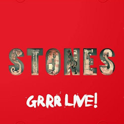 Das Bild zeigt Albumcover von Rolling Stones - Grrr Live!