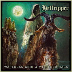 Das Bild zeigt Albumcover von Hellripper - Warlocks Grim And Withered Hags