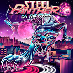 Das Bild zeigt Albumcover von Steel Panther - On The Prowl