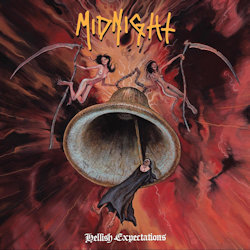 Das Bild zeigt das Albumcover von Midnight - Hellish Expectations