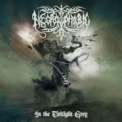 Das Bild zeigt das Albumcover von Necrophobic - In The Twilight Grey