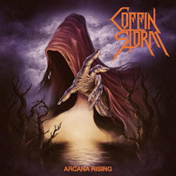 Das Bild zeigt das Albumcover von Coffin Storm - Arcana Rising