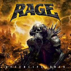 Das Bild zeigt das Albumcover von Rage - Afterlifelines