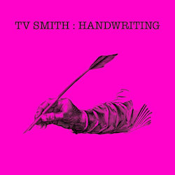 Das Bild zeigt das Albumcover von TV Smith - Handwriting