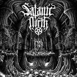 Das Bild zeigt das Albumcover von Satanic North - Satanic North