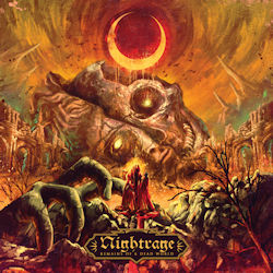 Das Bild zeigt das Albumcover von Nightrage - Remains Of A Dead World