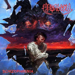 Das Bild zeigt das Albumcover von Cavalera - Schizophrenia