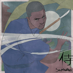 Das Bild zeigt das Albumcover von Lupe Fiasco - Samurai
