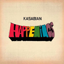 Das Bild zeigt das Albumcover von Kasabian - Happenings