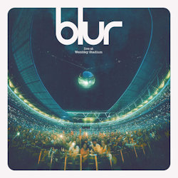 Das Bild zeigt das Albumcover von Blur - Live At Wembley Stadium