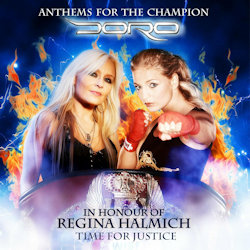 Das Bild zeigt das Albumcover von Doro - Anthems For The Champion