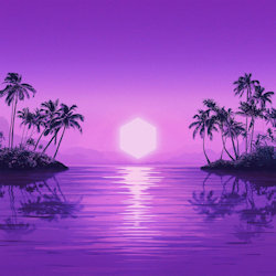 Das Bild zeigt das Albumcover von Purple Disco Machine - Paradise