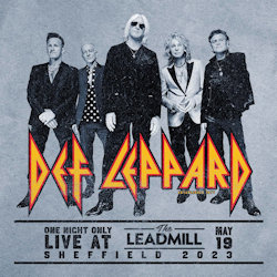 Das Bild zeigt das Albumcover von Def Leppard - Live At The Leadmill