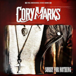 Das Bild zeigt das Albumcover von Cory Marks - Sorry For Nothing