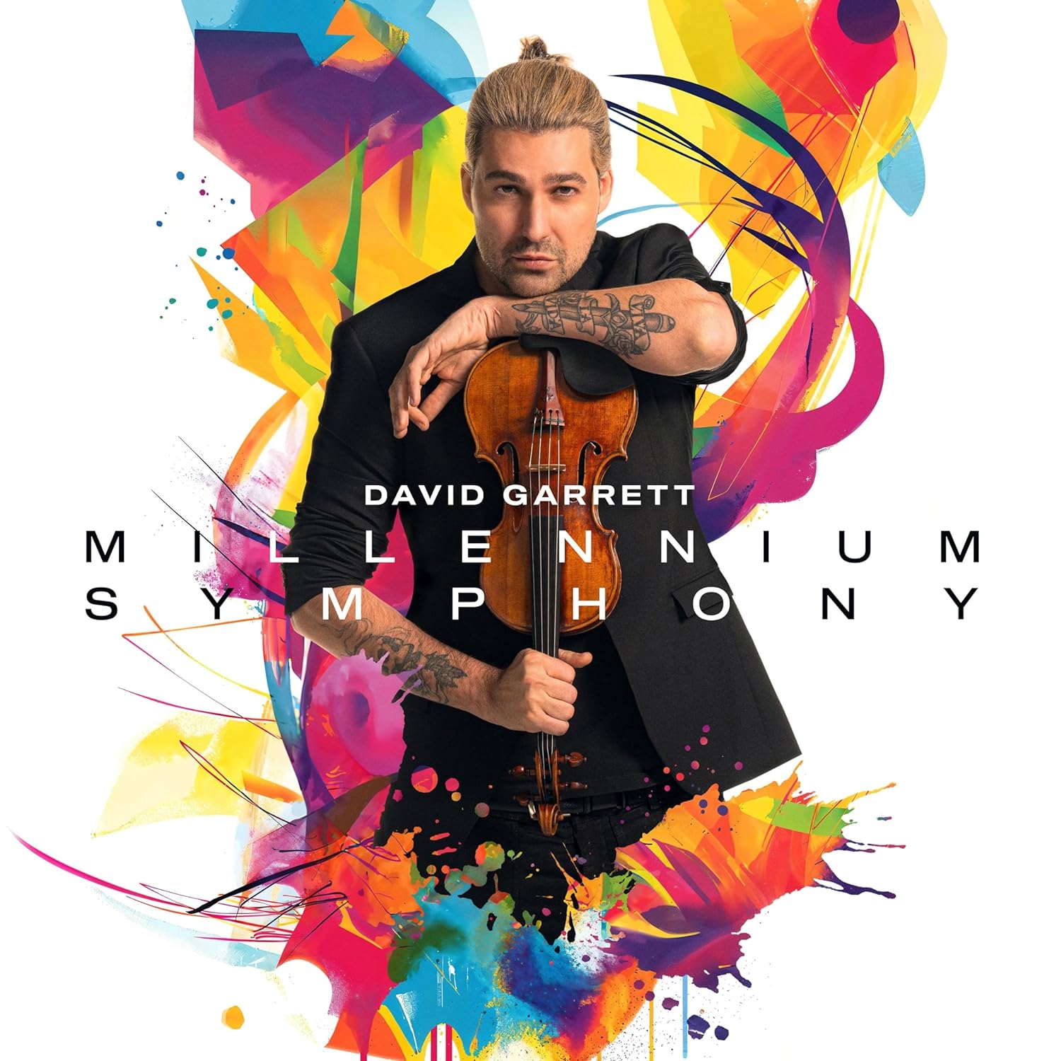 Das Bild zeigt das Albumcover von David Garrett - Millennium Symphony