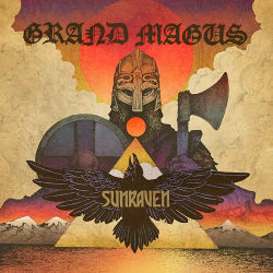 Das Bild zeigt das Albumcover von Grand Magus - Sunraven