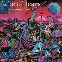 Das Bild zeigt das Albumcover von Lake Of Tears - A Crimson Cosmos