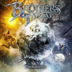 Das Bild zeigt das Albumcover von Brothers Of Metal - Fimbulvinter