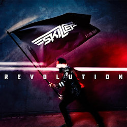 Das Bild zeigt das Albumcover von Skillet - Revolution