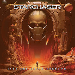 Das Bild zeigt das Albumcover von Starchaser - Into The Great Unknown