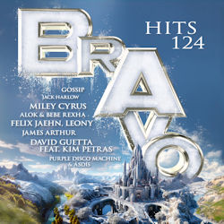 Das Bild zeigt das Albumcover von dem Sampler - Bravo Hits 124