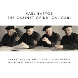 Das Bild zeigt das Albumcover von Karl Bartos - The Cabinet Of Dr. Caligari