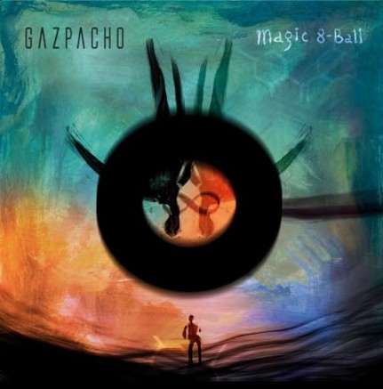 Das Bild zeigt das Album von Gazpacho mit dem Namen Magic 8-Ball