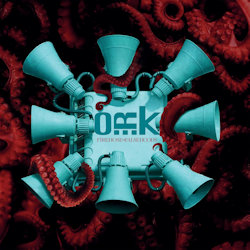 Das Bild zeigt das Albumcover von O.R.K. - Firehose Of Falsehoods