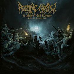Das Bild zeigt das Albumcover von Rotting Christ - 35 Years Of Evil Existence - Live In Lycabettus