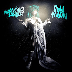 Das Bild zeigt das Albumcover von Sanelly, Moonchild - Full Moon