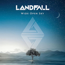 Das Bild zeigt das Albumcover von Landfall - Wide Open Sky