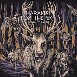 Das Bild zeigt das Albumcover von Harakiri For The Sky - Scorched Earth