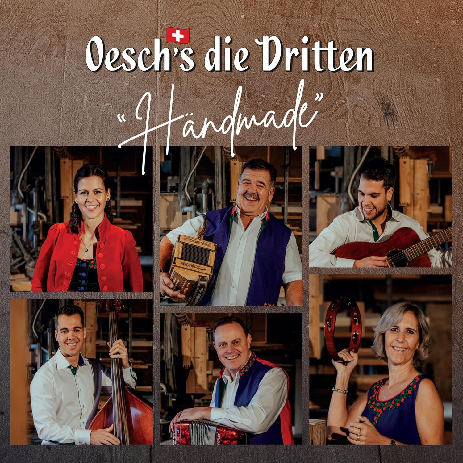 Das Bild zeigt das Albumcover von Oesch's die Dritten - Händmade