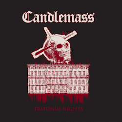 Das Bild zeigt das Albumcover von Candlemass - Tritonus Nights