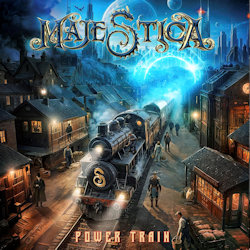 Das Bild zeigt das Albumcover von Majestica - Power Train