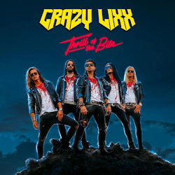 Das Bild zeigt das Albumcover von Crazy Lixx - Thrill Of A Bite